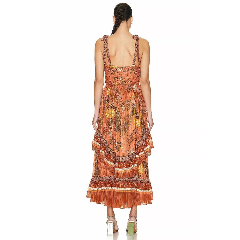 NEW ULLA JOHNSON meera dress in cardinal - Picture 3 of 3